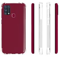 imoshion Shockproof Case für das Samsung Galaxy M31 - Transparent