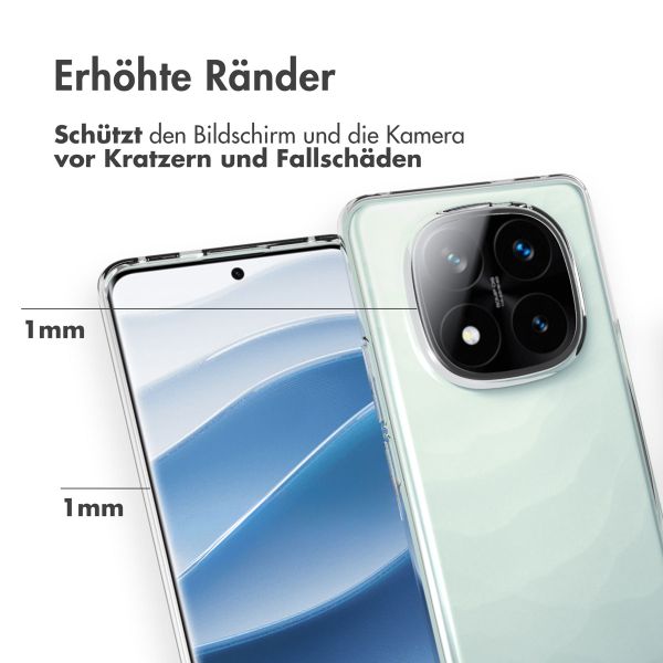 Accezz Xtreme TPU Cover für das Xiaomi Redmi Note 14 Pro Plus (5G) - Transparent