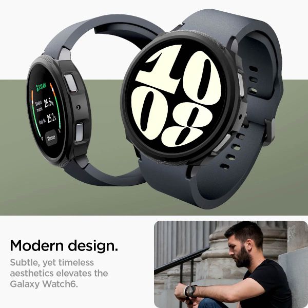 Spigen Liquid Air™ Pro Case für die Samsung Galaxy Watch 6 - 40 mm - Matte Black