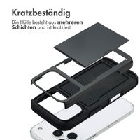 imoshion Backcover mit Kartenfach Apple iPhone 17 Pro - Schwarz