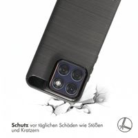 imoshion Brushed Back Cover Motorola Edge 70 Fusion - Schwarz