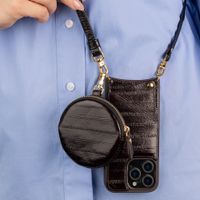 Selencia Nova Real Leather Mini Pouch - Dark Chocolate