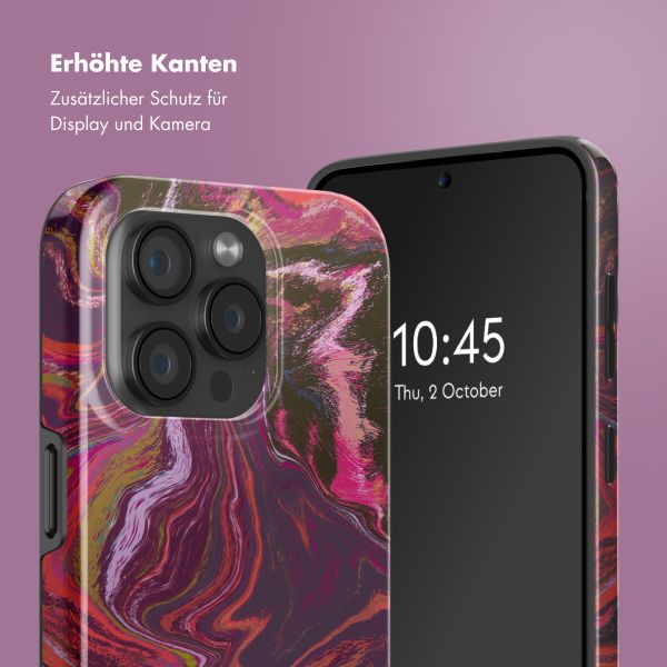 Selencia Vivid Rückabdeckung mit MagSafe Apple iPhone 15 Pro - Marble Purple