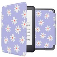 imoshion Design Slim Hard Case Klapphülle Amazon Kindle (2024) / Amazon Kindle (2022) 11th gen - Flowers Distance