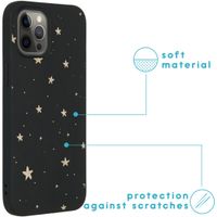 imoshion Design Hülle für das Apple iPhone 12 Pro Max - Sterne / Schwarz