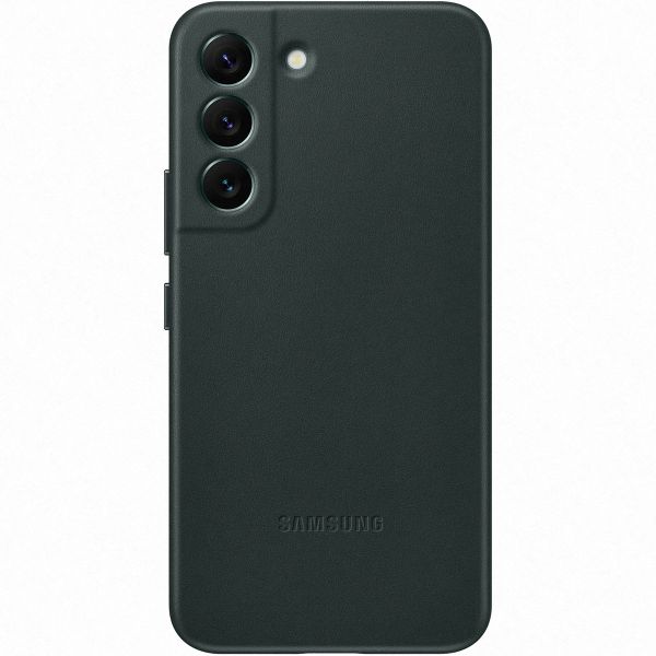 Samsung Original Leather Backcover für das Galaxy S22 - Grün