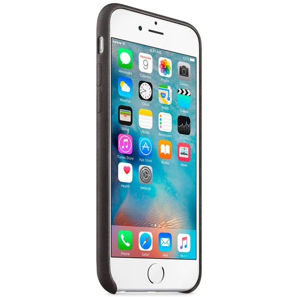 Apple Leder-Case für das Apple iPhone 6 / 6s - Schwarz