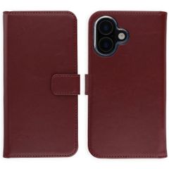 Selencia Echtleder Klapphülle Apple iPhone 17 - Burgundy