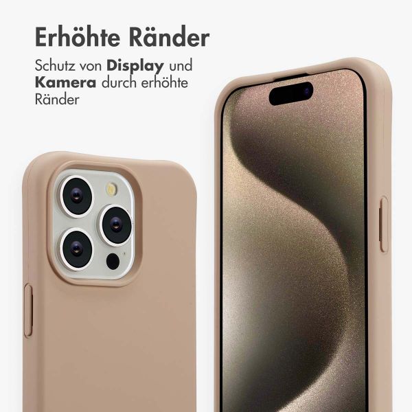 imoshion Color Backcover mit abnehmbarem Handykette und MagSafe Apple iPhone 15 Pro - Nude