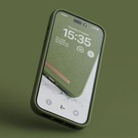 Njorð Collections Wildleder Comfort+ Case für das iPhone 14 Pro Max - Olive