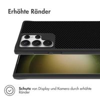 imoshion Rugged Hybrid Carbon Case Samsung Galaxy S24 Ultra - Schwarz