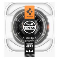 Spigen EZ FIT Glas.tR Displayschutzfolie mit Applikator für Samsung Galaxy Watch 9 / Watch 8 - 40 mm - Transparent