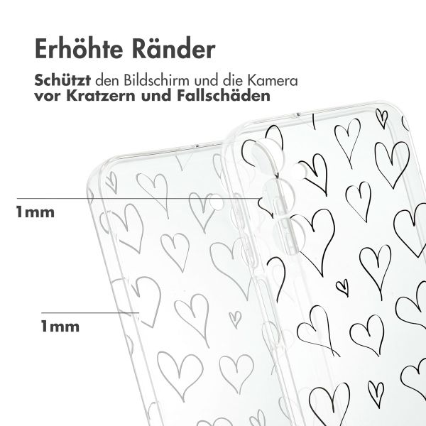 imoshion Design Hülle Samsung Galaxy A25 (5G) - Hearts