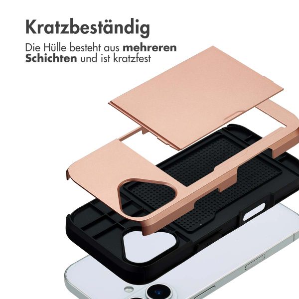 imoshion Backcover mit Kartenfach Apple iPhone 17 - Rosé gold
