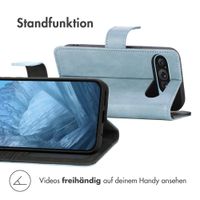 imoshion Luxuriöse Klapphülle Google Pixel 9 / 9 Pro - Hellblau