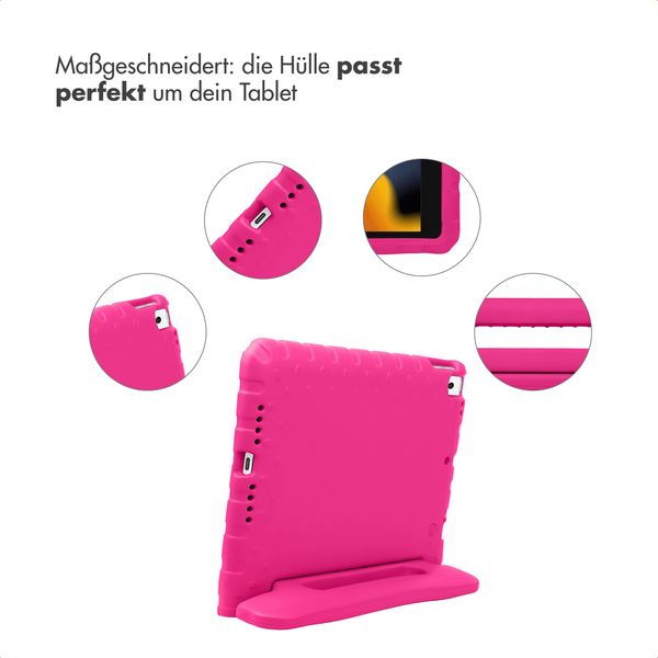 imoshion Schutzhülle mit Handgriff kindersicher Apple iPad 9 (2021) 10.2 Zoll / iPad 8 (2020) 10.2 Zoll / iPad 7 (2019) 10.2 Zoll - Rosa