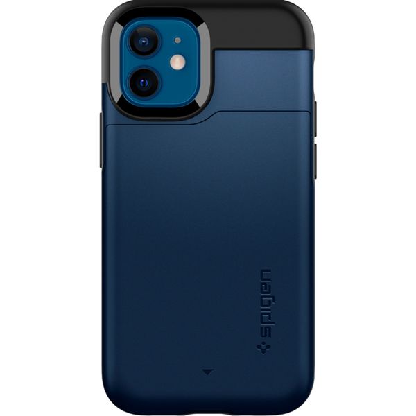 Spigen Slim Armor CS Case für das iPhone 12 Mini - Dunkelblau