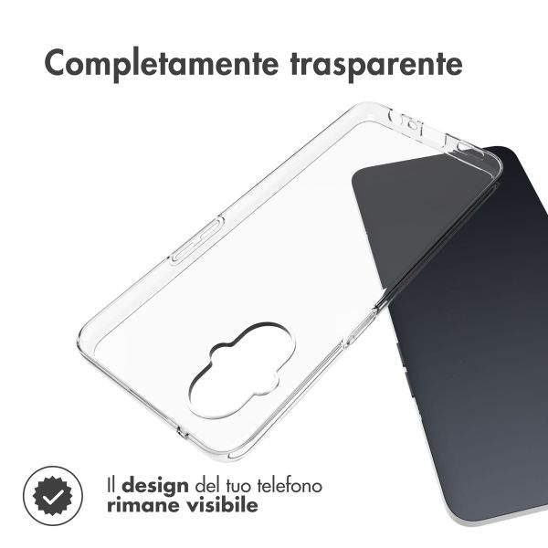 Accezz Clear TPU Backcover Oppo Reno8 Lite - Transparent
