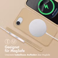 imoshion Color Backcover mit abnehmbarem Handykette und MagSafe Apple iPhone 16e - Nude