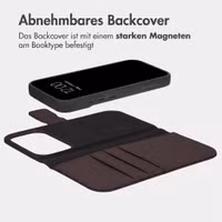 imoshion Herausnehmbare 2-in-1 Luxus-Bookcase Apple iPhone 18 Pro Max / 17 Pro Max - Braun