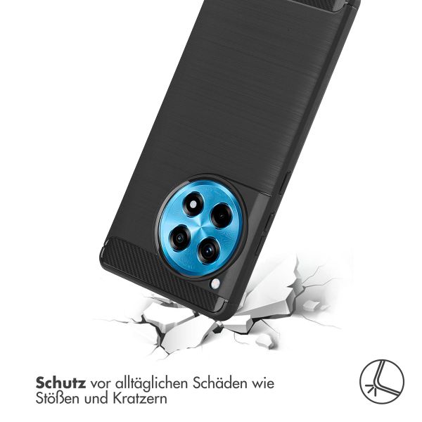 imoshion Brushed Back Cover OnePlus 12R - Schwarz