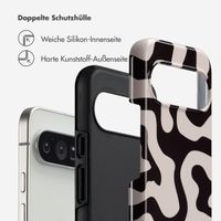Selencia Vivid Back Cover Google Pixel 10 / 10 Pro - Art Wave Black