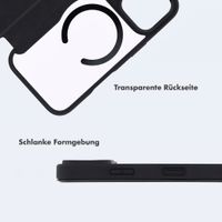 imoshion Transparente Bookcase mit MagSafe Apple iPhone 18 Pro / 17 Pro - Schwarz