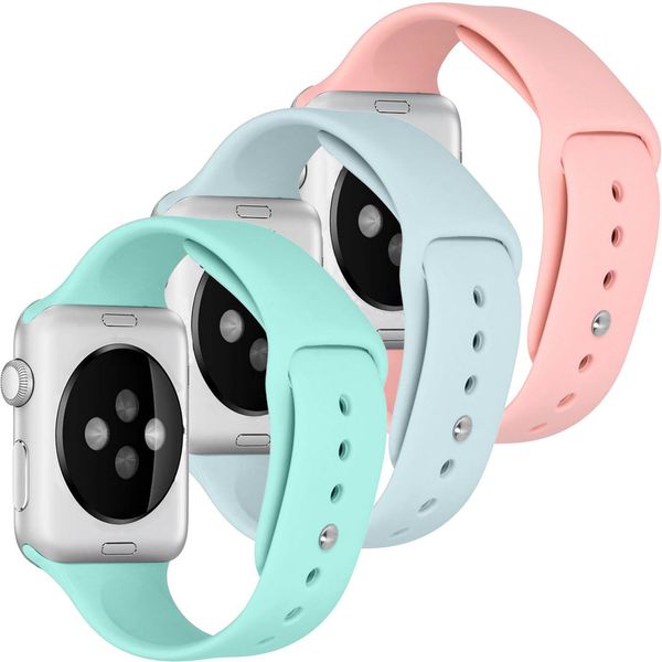 imoshion Silikonband Multipack Apple Watch Series 1-10 / SE / Ultra (2) - 42/44/45/49/45 mm