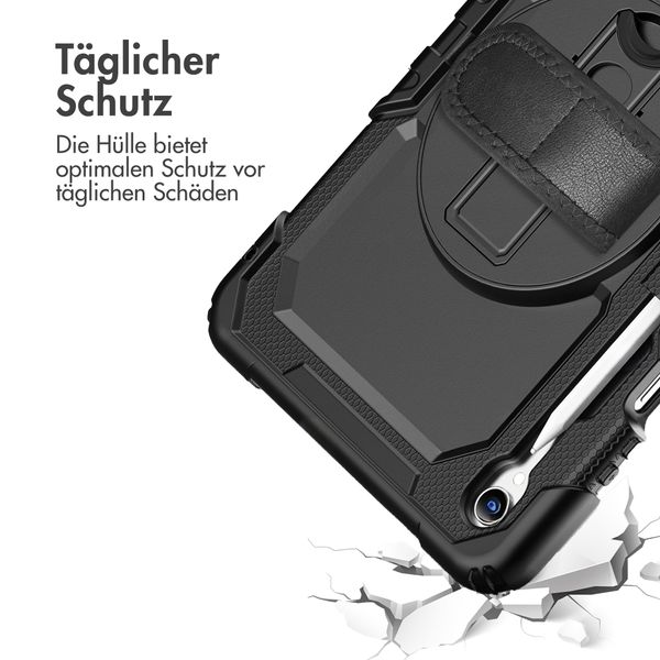 Accezz Robustes Back Cover mit Schultergurt Samsung Galaxy Tab S11 - Schwarz