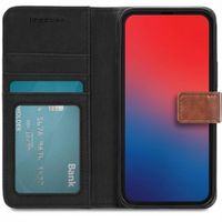 imoshion Luxuriöse Klapphülle Apple iPhone 13 Pro - Braun