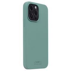 Holdit Silicone Case für das iPhone 13 Pro - Moss Green