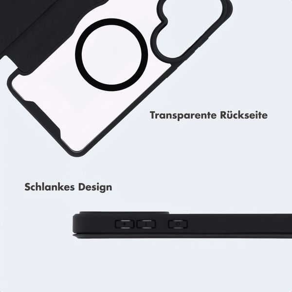 imoshion Transparente Bookcase mit MagSafe Samsung Galaxy S26 Ultra - Schwarz