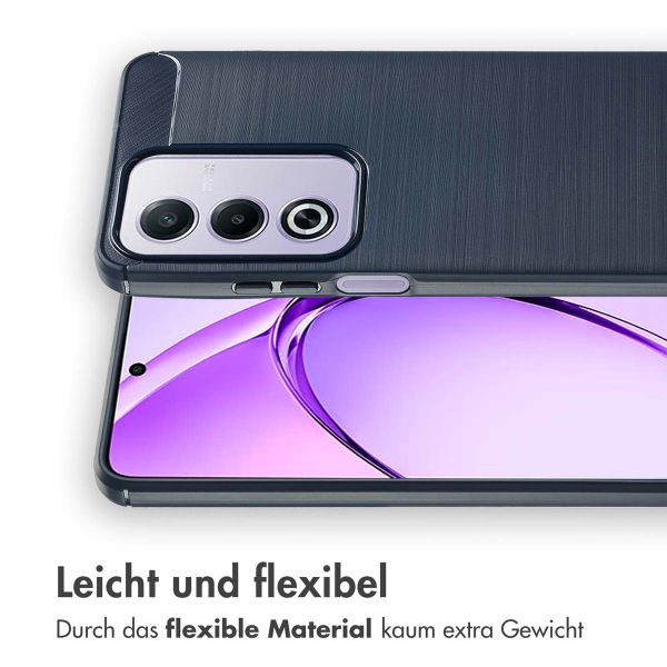 imoshion Brushed Back Cover für das Oppo A80 5G - Dunkelblau