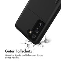 imoshion ﻿Backcover mit Kartenfach für das Samsung Galaxy S21 - Schwarz