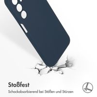 Accezz Liquid Silikoncase Samsung Galaxy A25 (5G) - Dunkelblau