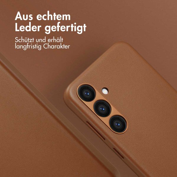 Accezz MagSafe Leather Backcover Samsung Galaxy S24 Plus - Sienna Brown