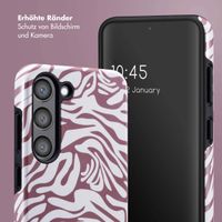 Selencia Vivid Back Cover Samsung Galaxy S23 - Trippy Swirl Dark Rose
