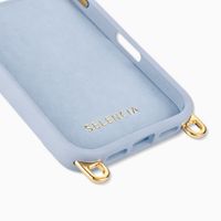 Selencia Rivièra Backcover mit MagSafe mit abnehmbaren Haken Apple iPhone 17 Pro - Powder Blue