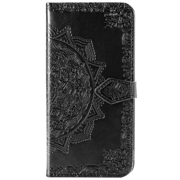 Mandala Klapphülle Schwarz Motorola One Hyper