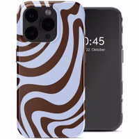 Selencia Vivid Back Cover Apple iPhone 15 Pro - Dream Swirl Chocolate