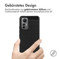 imoshion Brushed Back Cover Xiaomi 12 Lite - Schwarz