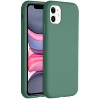 Accezz Liquid Silikoncase Dunkelgrün für das iPhone 11