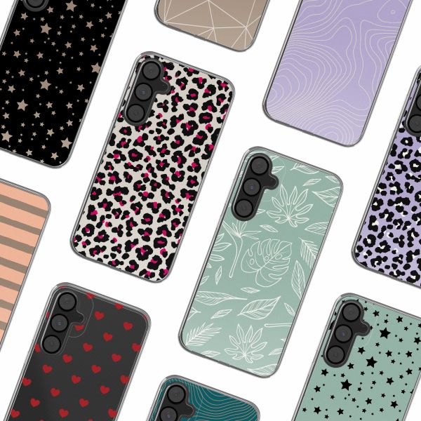 imoshion Design Hülle Samsung Galaxy A55 - Leopard Pink