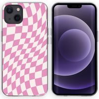 imoshion Design Hülle für das iPhone 13 - Retro Pink Check