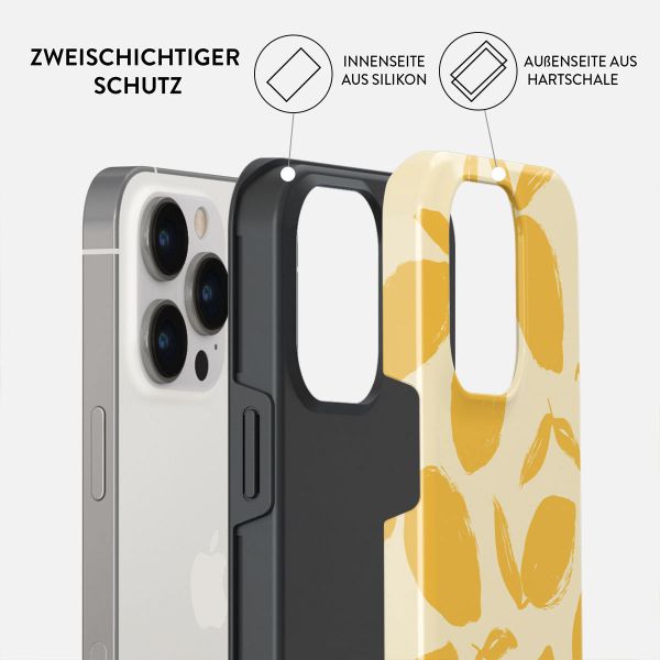 Burga Tough Back Cover für das iPhone 14 Pro - Lemon Tart