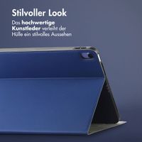 Accezz Classic Klapphülle Apple iPad Air 11 Zoll (2025) M3 / (2024) M2 / Air 5 (2022) / Air 4 (2020) - Dunkelblau