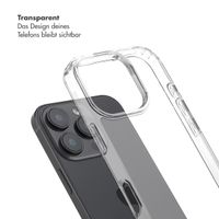 Selencia Backcover mit abnehmbaren Haken Apple iPhone 16 Pro - Transparent