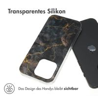 imoshion Design Hülle für das iPhone 15 Pro - Black Marble