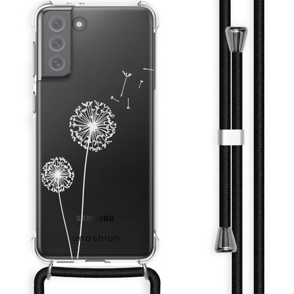 imoshion Design Hülle mit Band für das Samsung Galaxy S21 FE - Dandelion