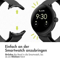 imoshion Magnetisches Milanaise Armband für Google Pixel Watch / Watch 2 / Watch 3 / Watch 4 (41 mm) - Schwarz
